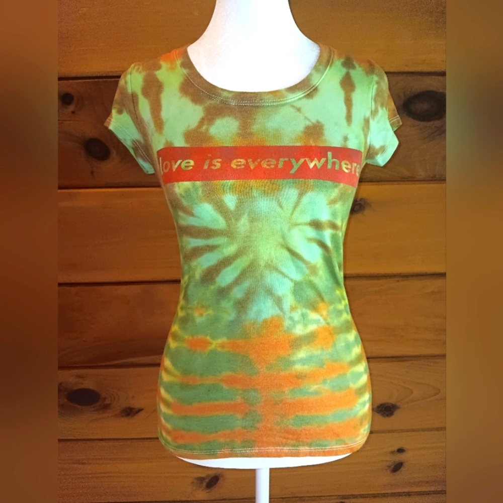 Tie Dye heart t-shirt